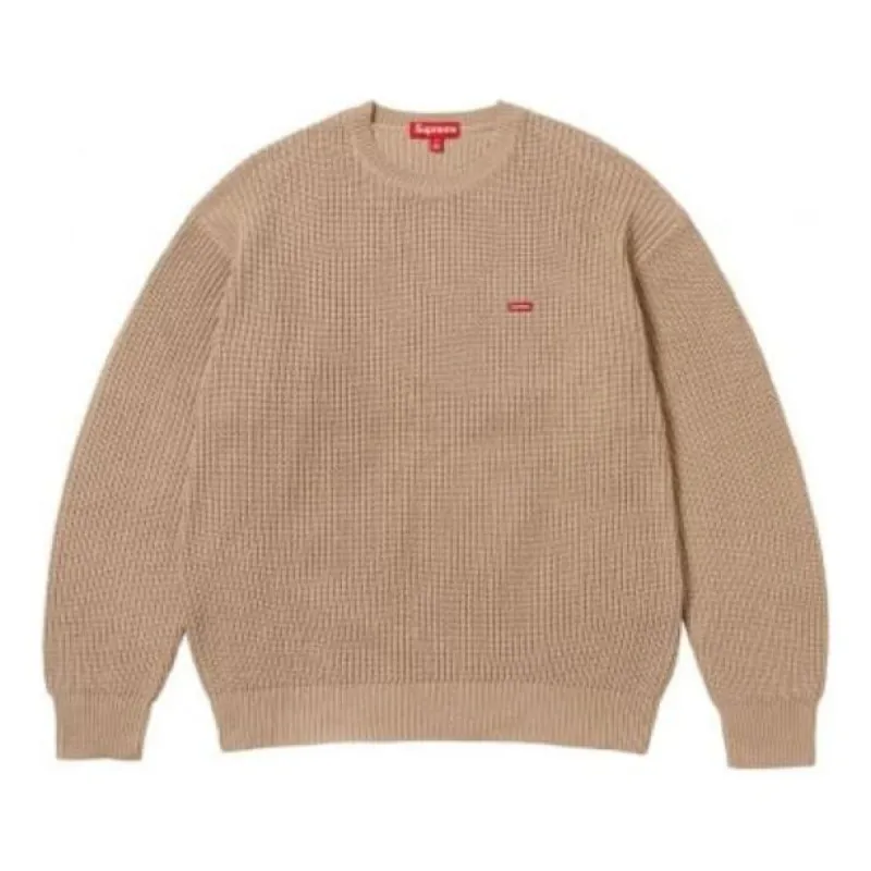 Supreme FW23 Week7 Small Box Ribbed Sweater 'Beige' SUP-FW23-134 sold by KicksCrew