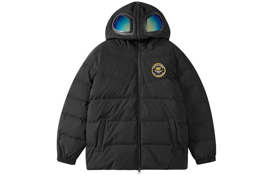 (GS) Skechers Logo Printed Down Jacket 'Red Black Blue Green' L321B089 sold by KicksCrew product image thumbnail 3