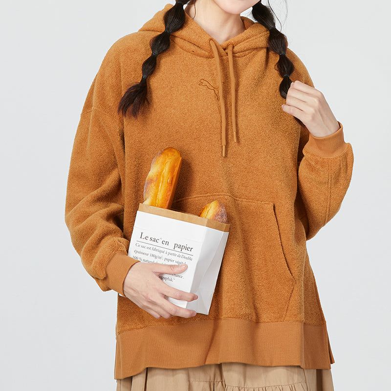 (WMNS) PUMA Winterized Hoodie 'Brown' 672132-74 sold by KicksCrew product image thumbnail 3