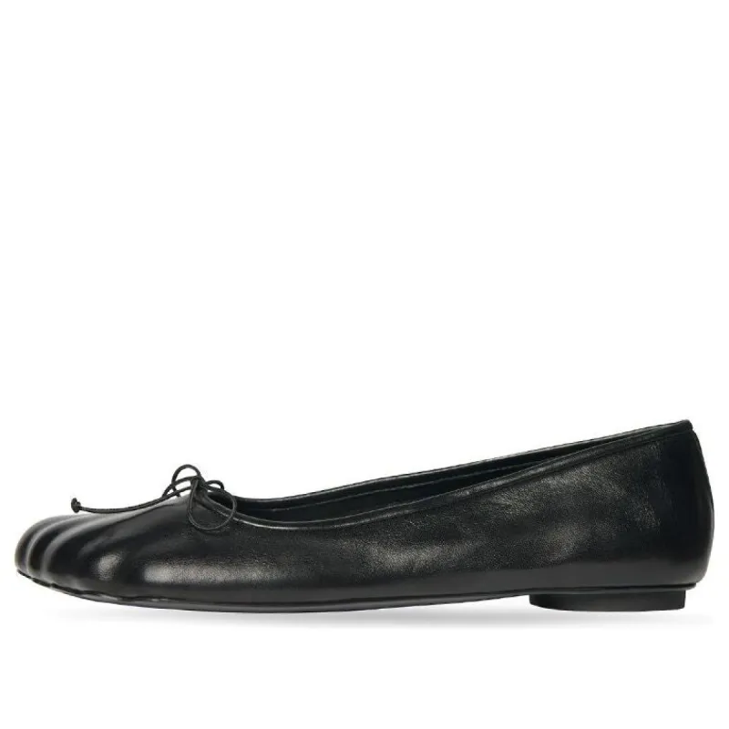 (WMNS) Balenciaga Anatomic Ballerina Shoes 'Black Shiny Soft Sheepskin' 714260WBCW01000 sold by KicksCrew