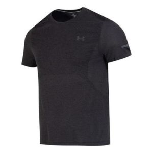 Under Armour Seamless Stride Short Sleeve 'Black' 1375692-001 sold by KicksCrew