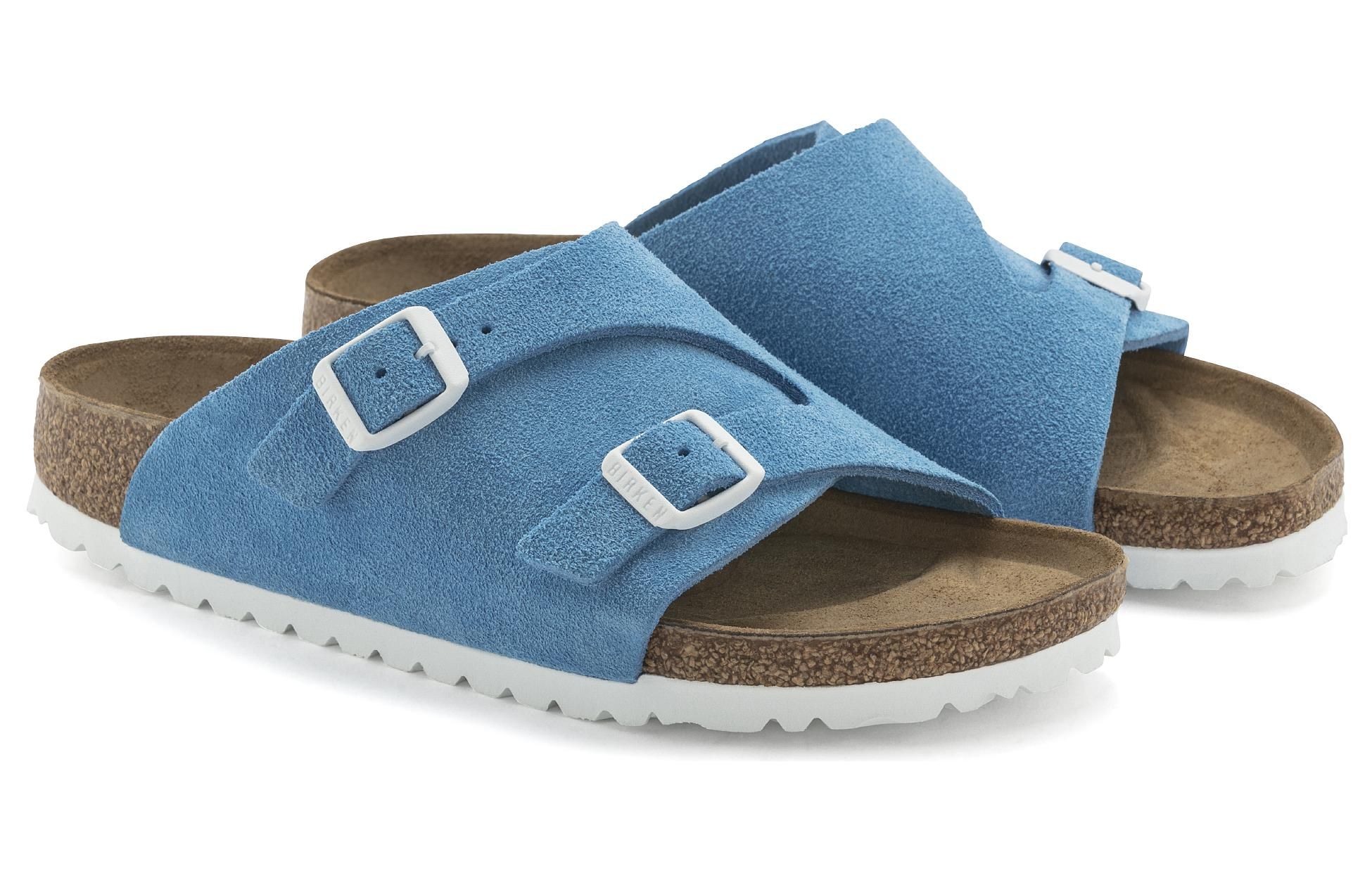 Birkenstock Zrich Suede Leather 'Sky Blue' 1024994 sold by KicksCrew product image thumbnail 4