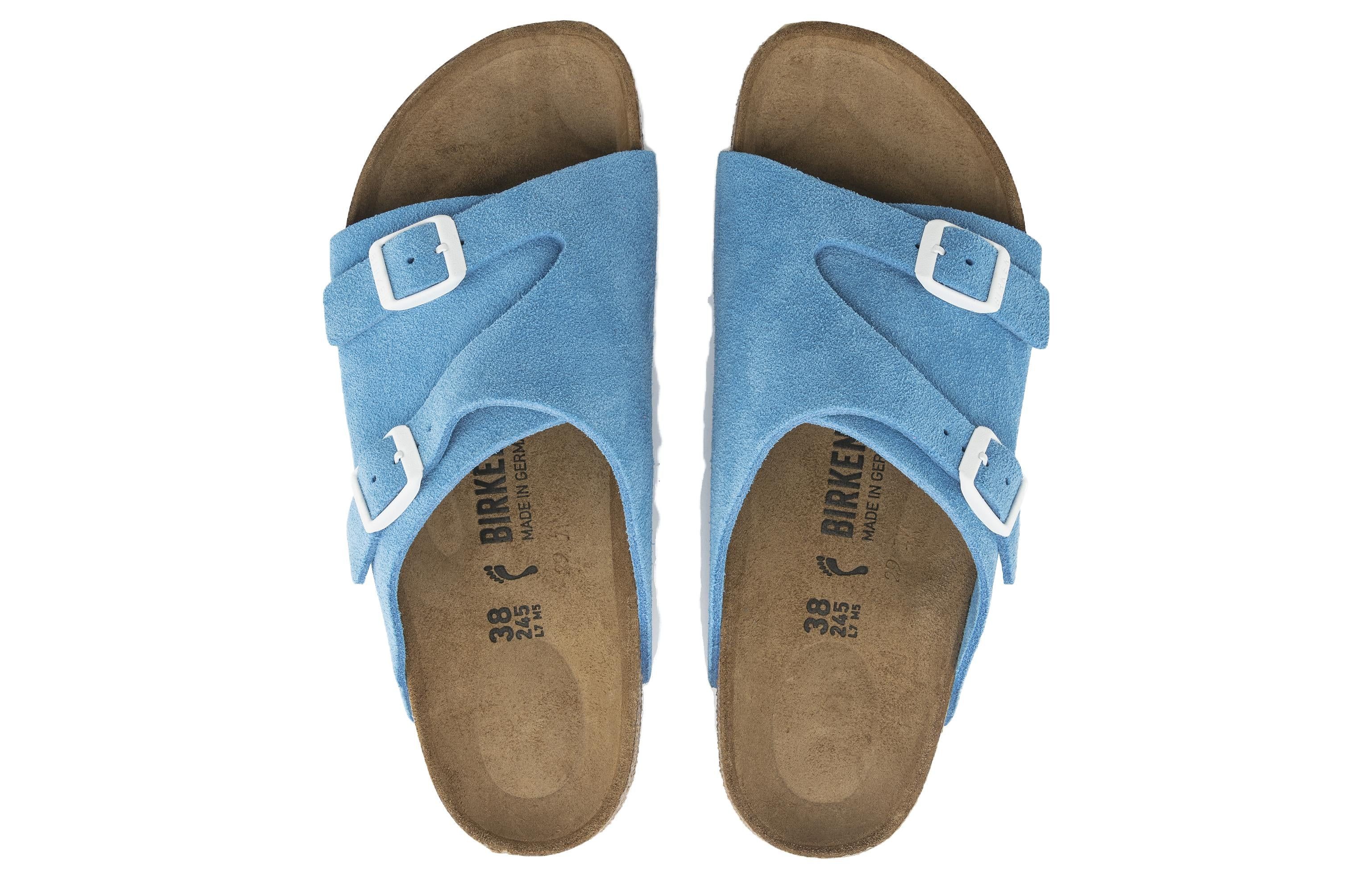 Birkenstock Zrich Suede Leather 'Sky Blue' 1024994 sold by KicksCrew product image thumbnail 5
