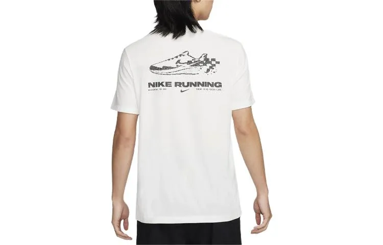 Nike Track Club Dri-FIT Running T-shirt Asia Sizing 'White' FQ3919-121 sold by KicksCrew product image thumbnail 2