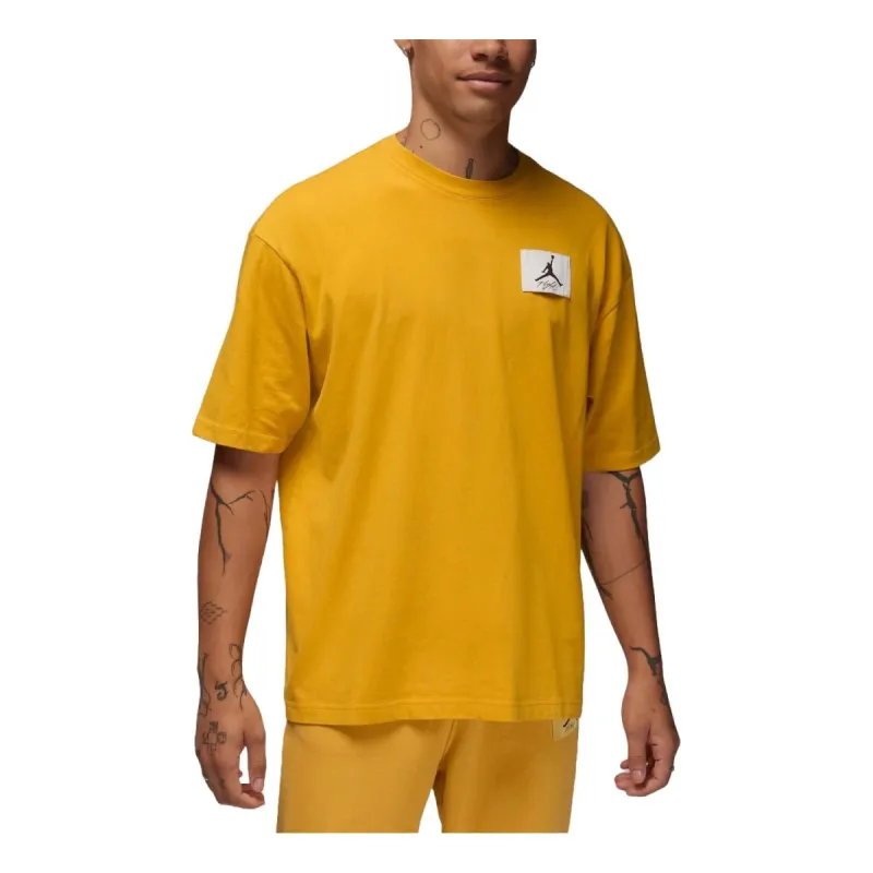 Air Jordan Flight Essential Oversized T-shirt Asia Sizing 'Yellow' DZ0605-752 sold by KicksCrew