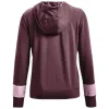 (WMNS) Under Armour Rival Terry Jacket 'Burgundy' 1370941-554 sold by KicksCrew