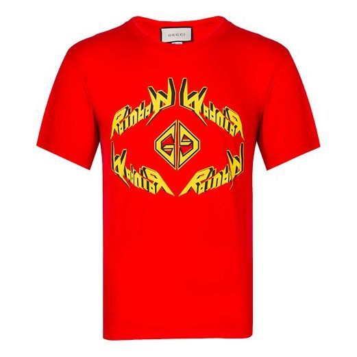 GUCCI Short sleeves Tee 'Red' 493117-XJAKJ-6063 sold by KicksCrew