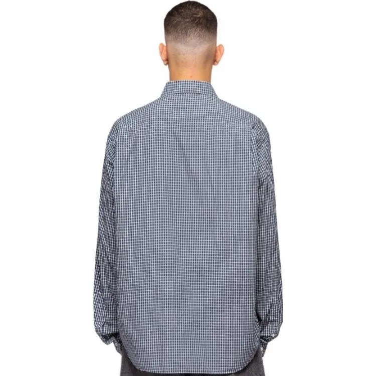 Balenciaga Checked Long Sleeve Shirt 'Blue' 690340TMM373768 sold by KicksCrew product image thumbnail 4