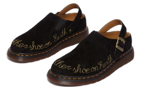 Dr.Martens Isham Desert Oasis Suede Mules 'Black' 31092001 sold by KicksCrew