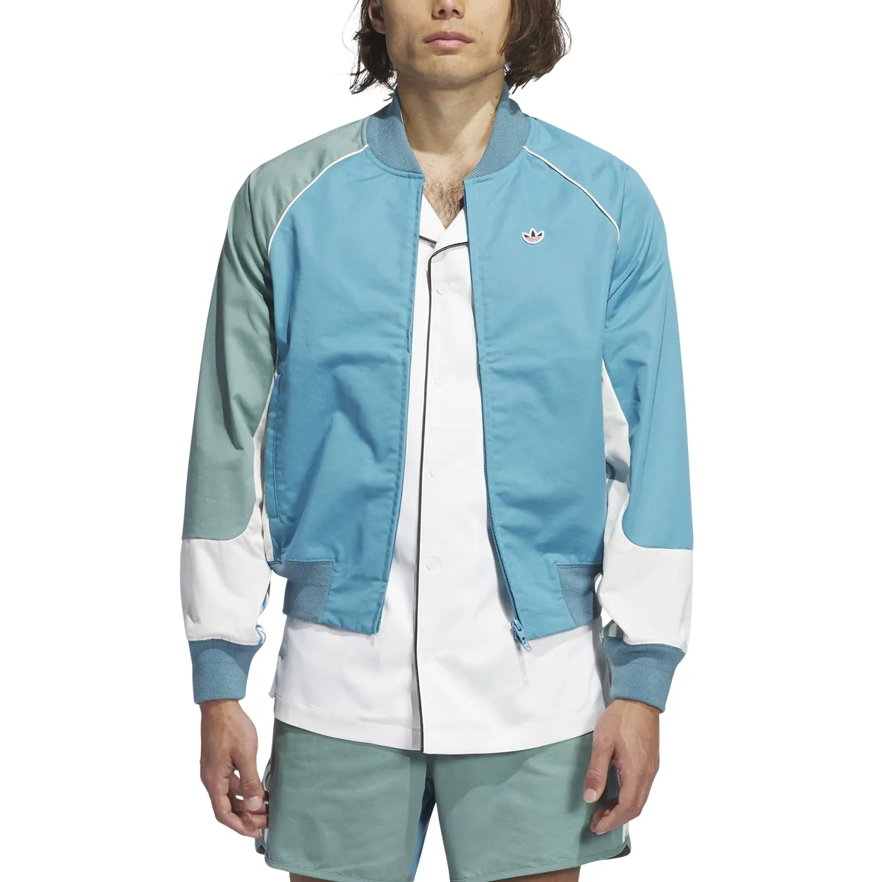 adidas x CLOT Track Jacket 'Blue' IY6520 sold by KicksCrew product image thumbnail 3