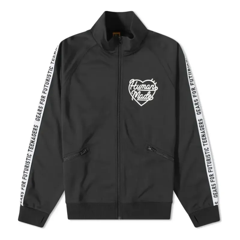 HUMAN MADE Track Jacket 'Black' HM25JK028 sold by KicksCrew