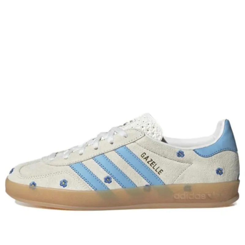 adidas originals GAZELLE Indoor Floral 'White Blue' IF4491 sold by KicksCrew