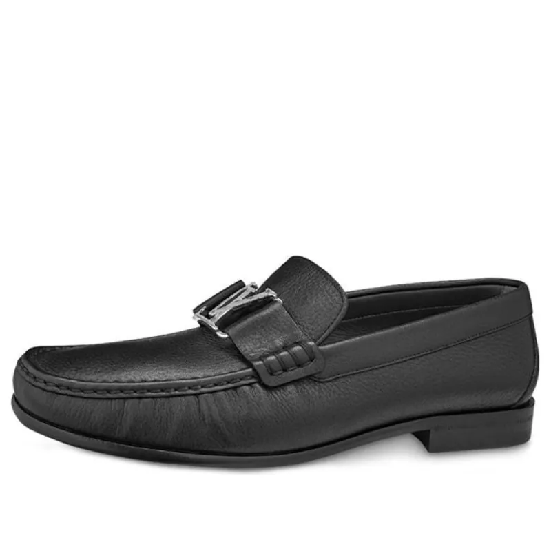 LOUIS VUITTON Montaigne Loafers 'Black' 1A63NL sold by KicksCrew
