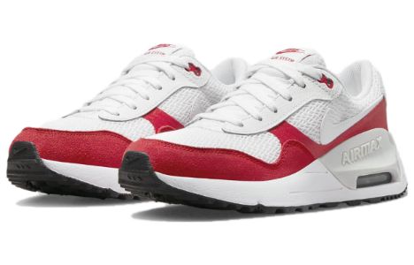(GS) Nike Air Max SYSTM 'White University Red' DQ0284-108 sold by KicksCrew