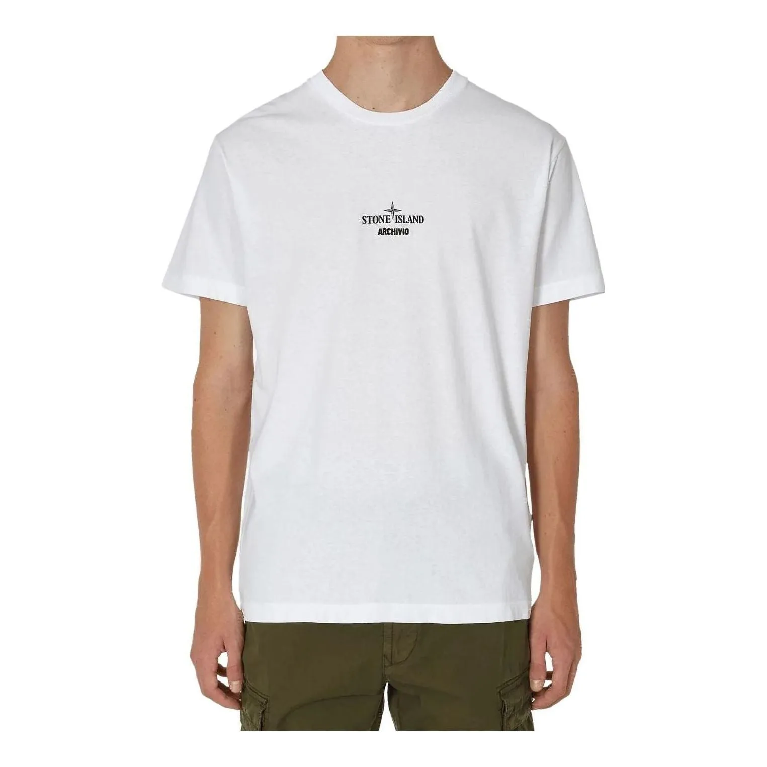 STONE ISLAND T-shirt 'White' 79152NS91-V0001 sold by KicksCrew