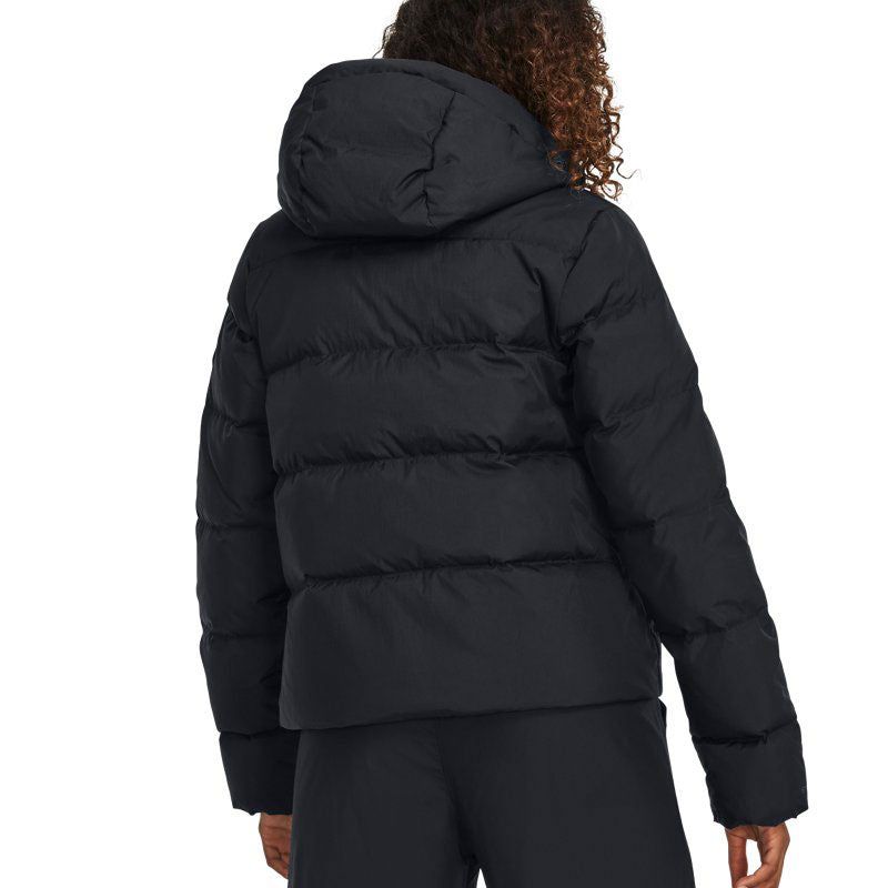 (WMNS) Under Armour ColdGear Infrared Down Hooded Jacket 'Black' 1378861-001 sold by KicksCrew product image thumbnail 4