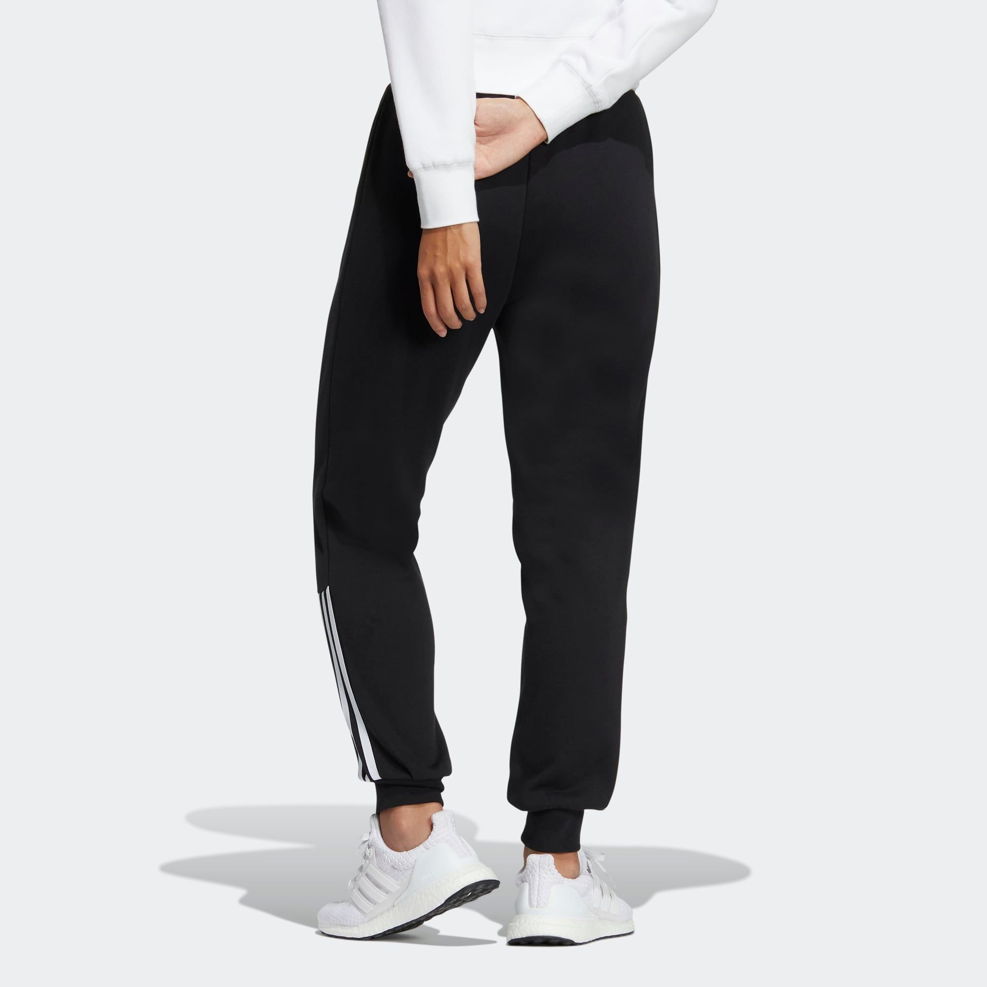 (WMNS) Adidas Track Pants 'Black White' HM7060 sold by KicksCrew product image thumbnail 3