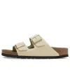 (WMNS) Birkenstock Arizona Nubuk Leather Sandals 'Ecru' 1026711 sold by KicksCrew