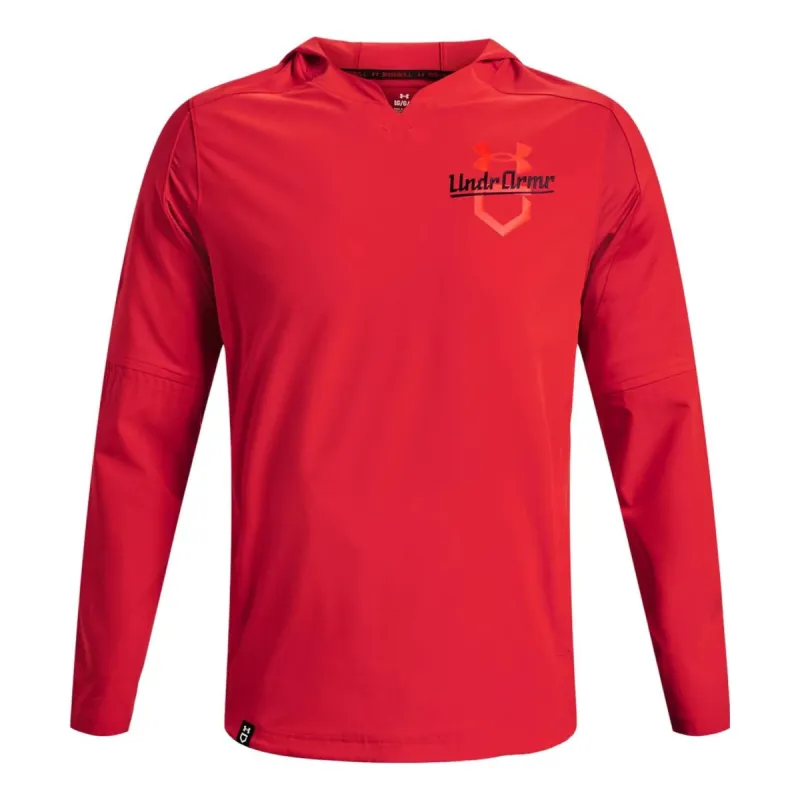 Under Armour Ua Hooded Cage Jacket 'Red' 1374376-600 sold by KicksCrew
