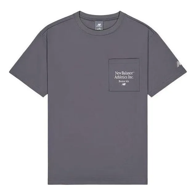 New Balance Graphic Pocket T-shirt 'Grey' AMT42316-CAS sold by KicksCrew