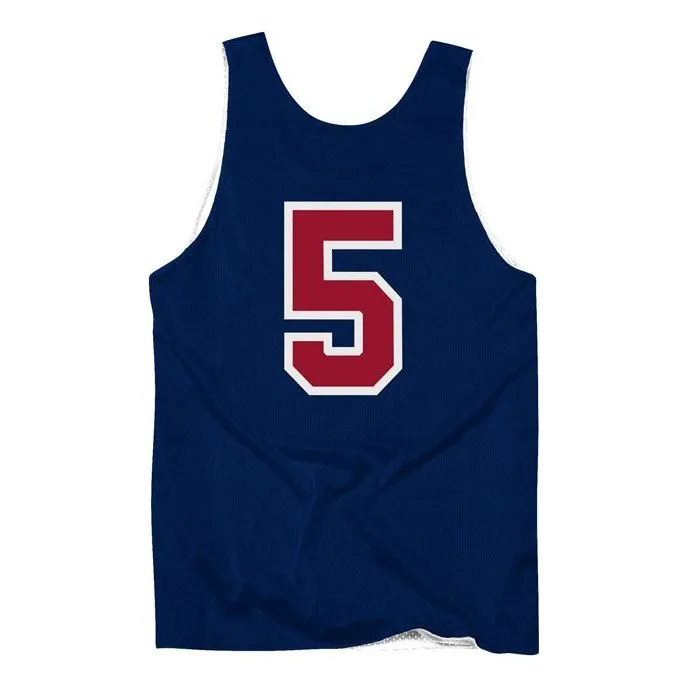 Mitchell & Ness x NBA Reversible Practice Team USA 1992 Jerseys 'David Robinson 5' ARPJGS18439-USANAVY92DRB sold by KicksCrew product image thumbnail 2