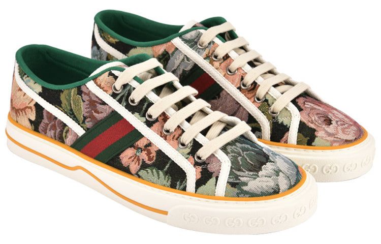 (WMNS) GUCCI Tennis 1977 Shoes 'Green Multi' 606111-2MW30-4970 sold by KicksCrew product image thumbnail 2