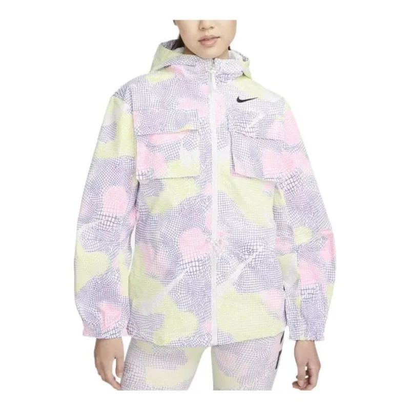 (WMNS) Nike x Serena Williams Design Crew Woven Jacket (Asia Sizing) 'Purple Yellow' DV8073-702 sold by KicksCrew