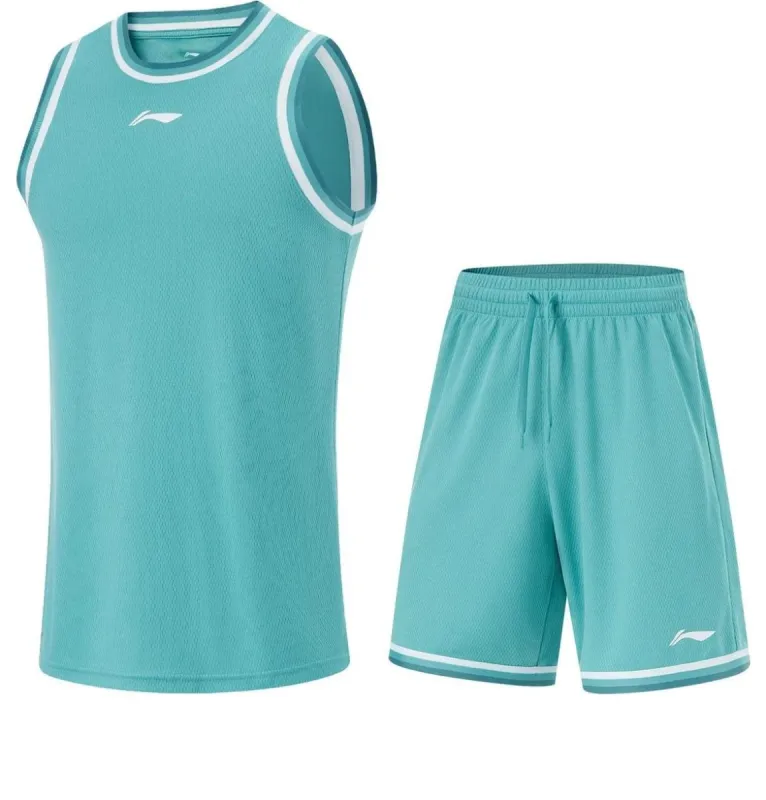 Li-Ning Basketball Competition Suits 'Teal' AATU017-6 sold by KicksCrew