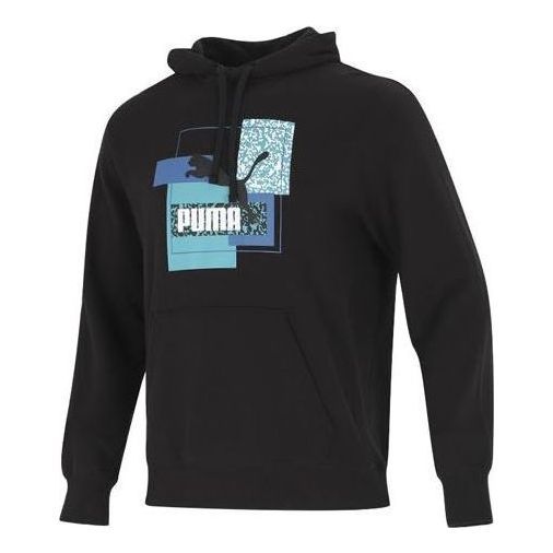 Puma Brand Love TR Logo Hoodie 'Black' 537851-01 sold by KicksCrew