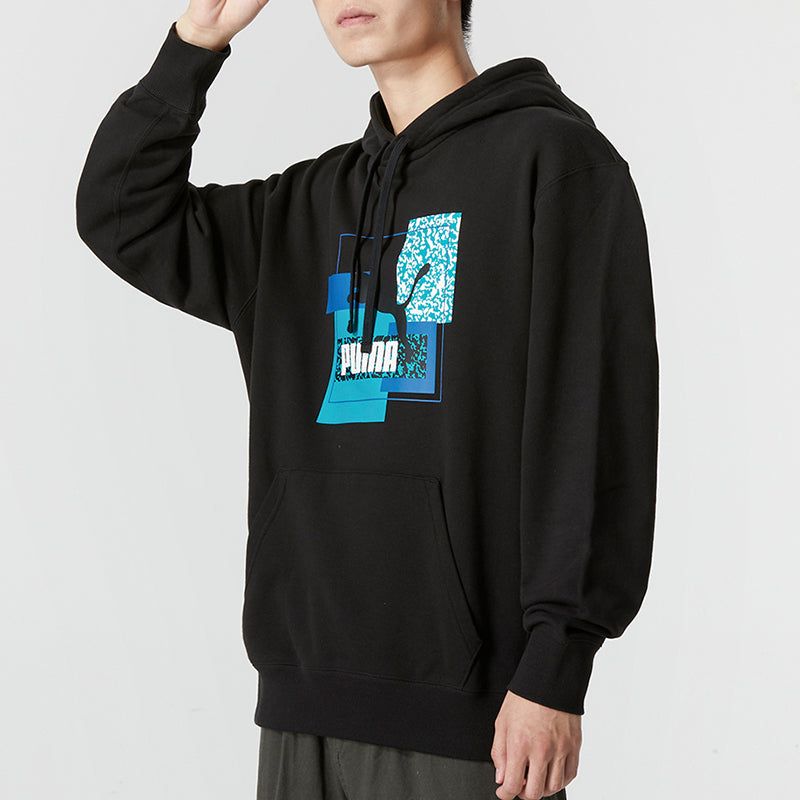 Puma Brand Love TR Logo Hoodie 'Black' 537851-01 sold by KicksCrew product image thumbnail 5