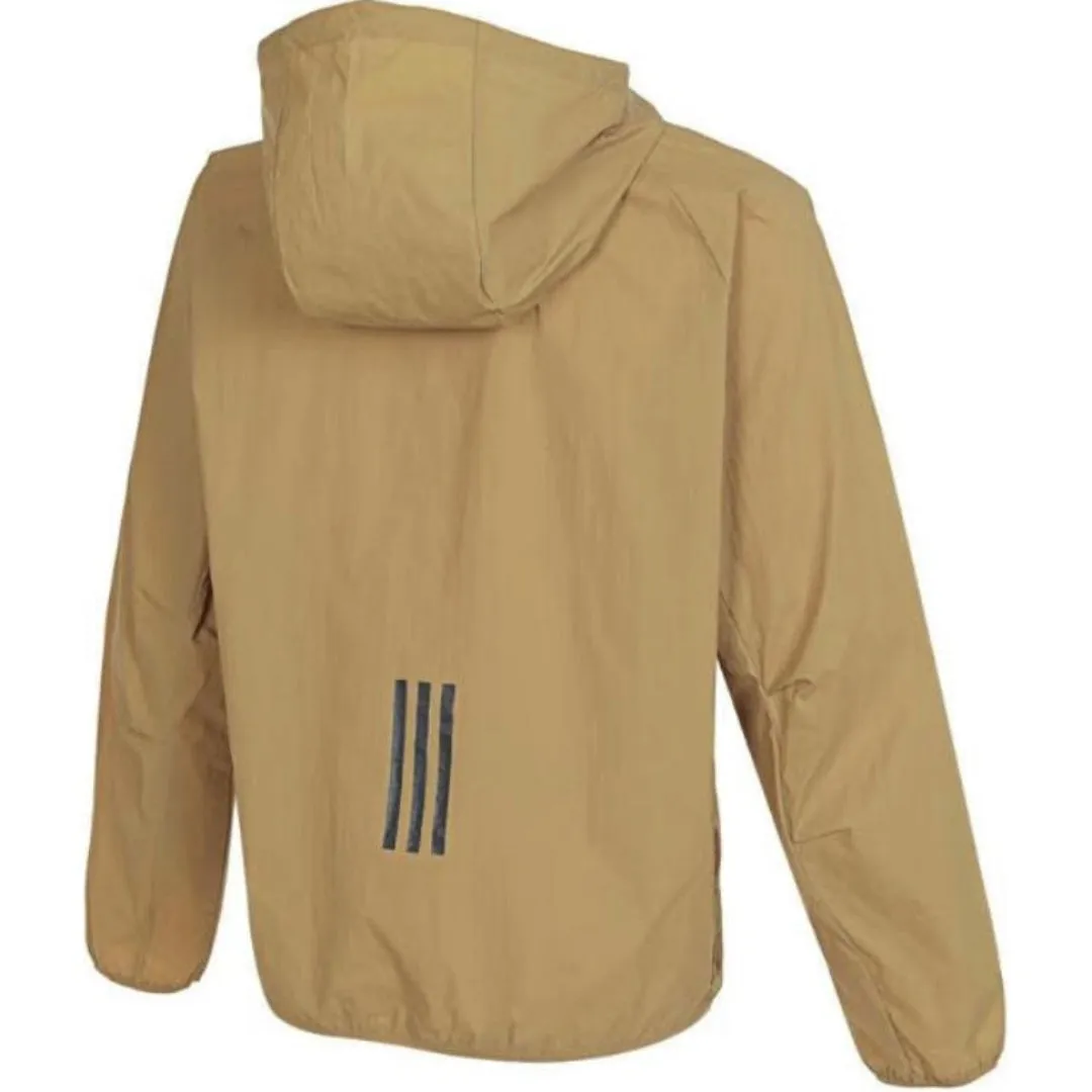 adidas Tech Lightweight Woven Jacket Asia Sizing 'Brown' JI8659 sold by KicksCrew product image thumbnail 2