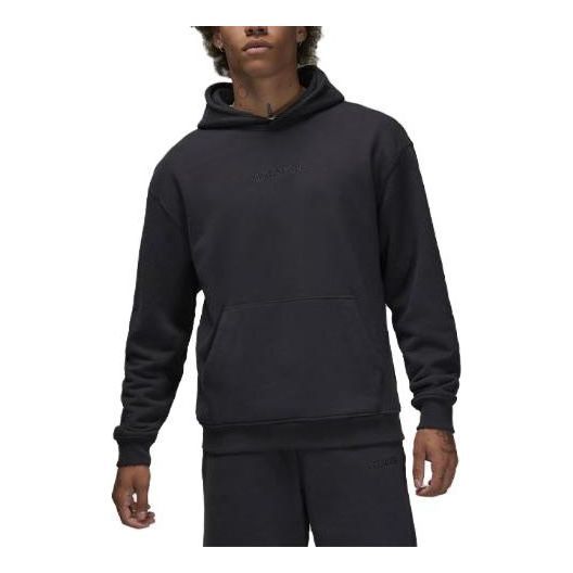 Air Jordan Wordmark Fleece Hoodie 'Off Noir' FJ1966-045 sold by KicksCrew