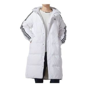 Adidas 3-Stripes Long Down Jackets 'White' IT8713 sold by KicksCrew