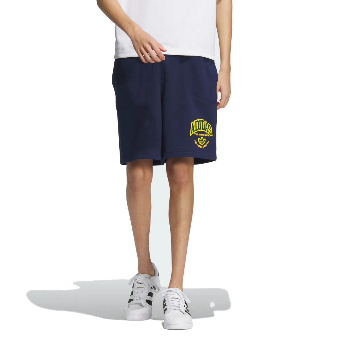 adidas VRCT SW Shorts 'Navy' JI7477 sold by KicksCrew