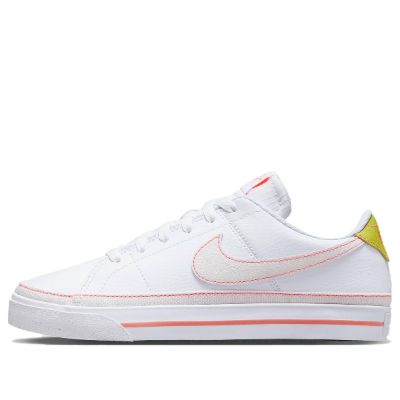 (WMNS) Nike Court Legacy Next Nature 'Hot Punch Contrast Stitch' FJ4568-100 sold by KicksCrew