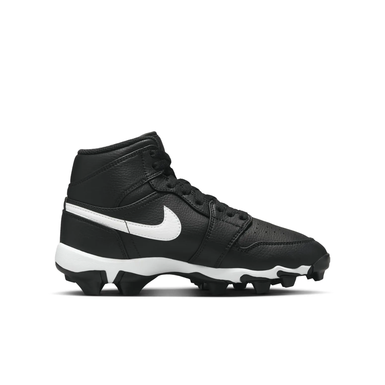 (GS) Air Jordan 1 Mid Cleat 'Black White' HF6883-001 sold by KicksCrew product image thumbnail 2