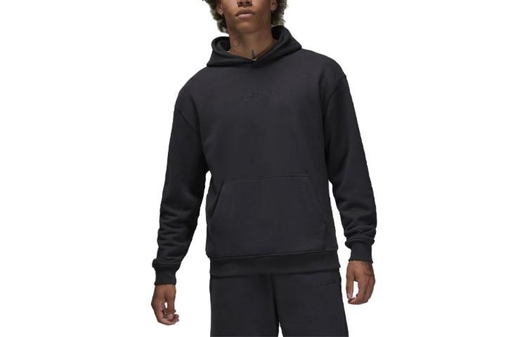 Air Jordan Wordmark Fleece Hoodie 'Off Noir' FJ1966-045 sold by KicksCrew product image thumbnail 2