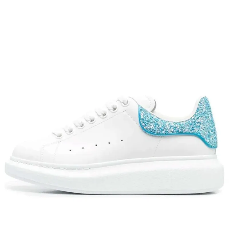 (WMNS) Alexander McQueen Oversized Sneaker 'New Cerulean Blue Glitter' 558945WIBNE9761 sold by KicksCrew