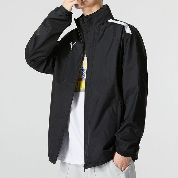 Puma Team Liga All Weather Jacket Logo 'Black' 657245-03 sold by KicksCrew product image thumbnail 2