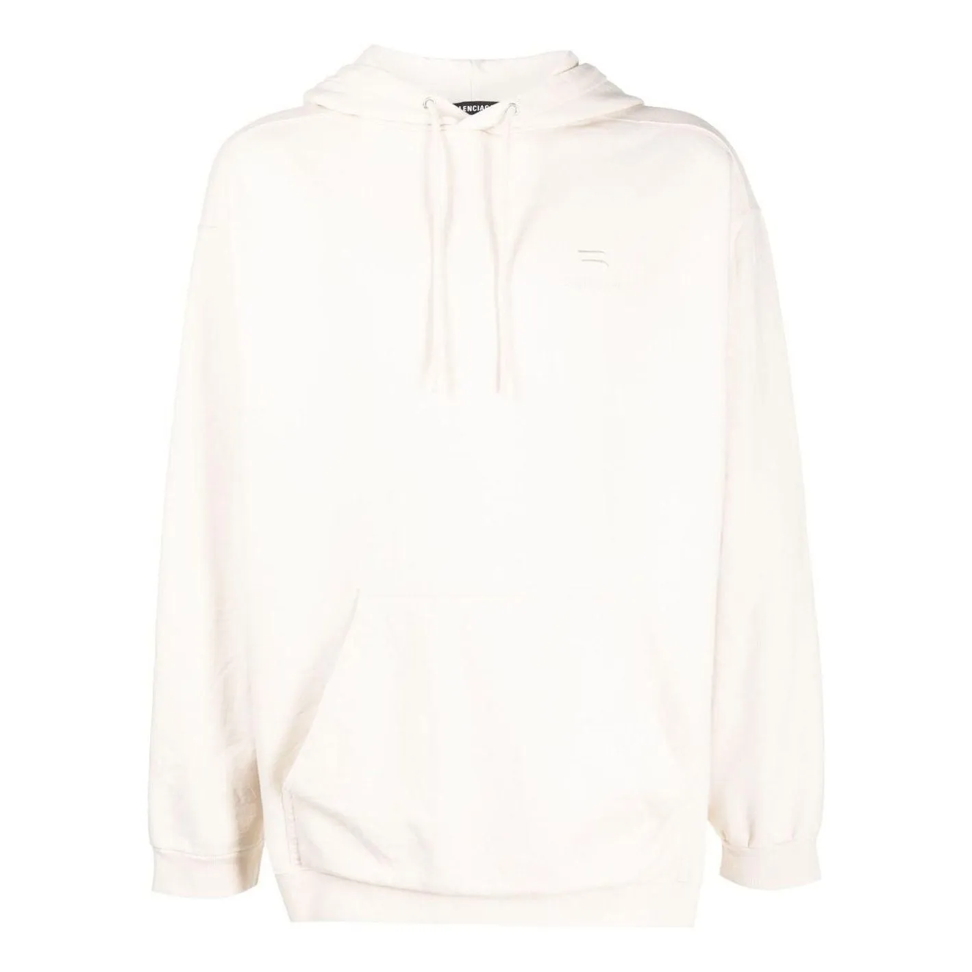 Balenciaga Sporty Oversized Drawstring Hoodie 'White' 600583TLVA19080 sold by KicksCrew