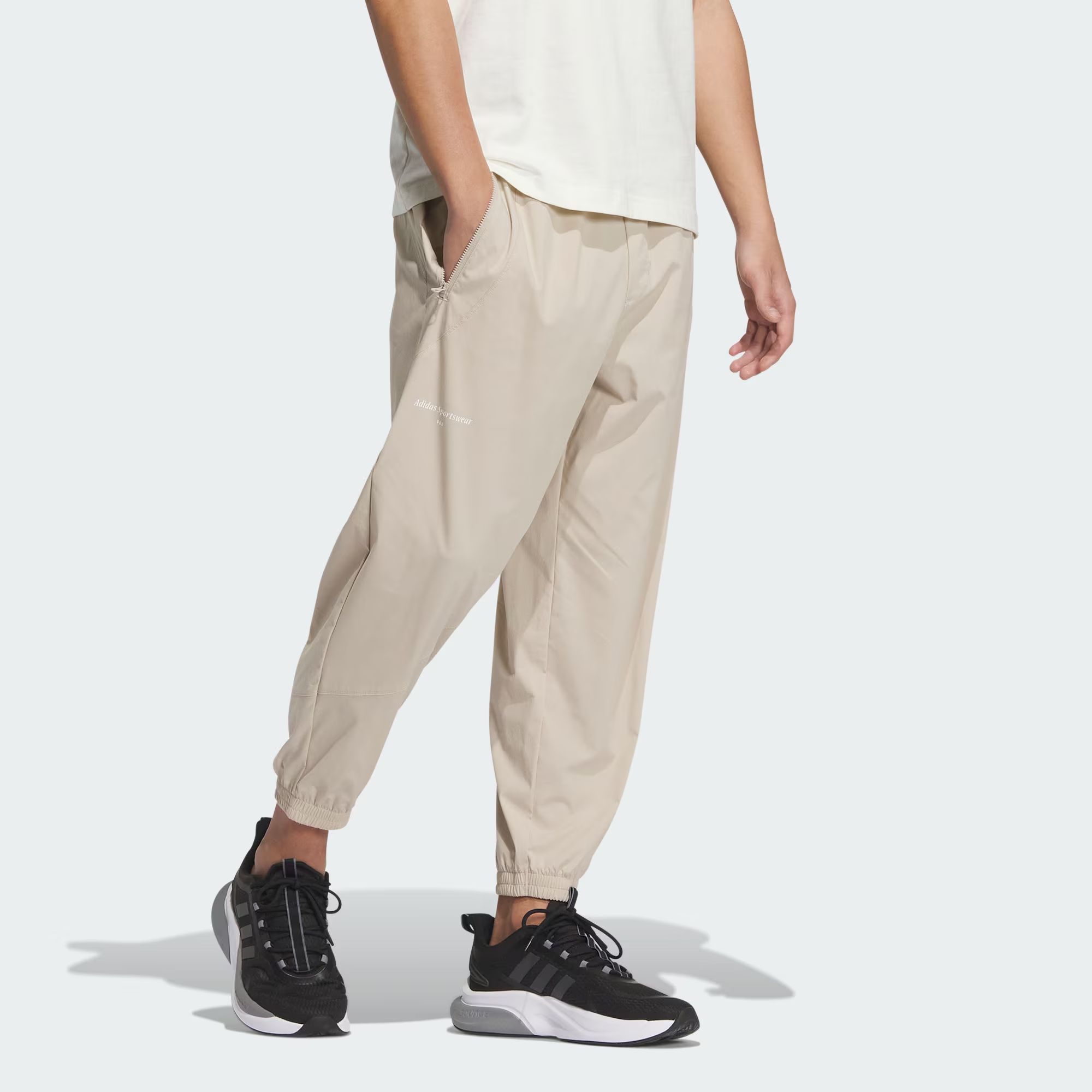 Adidas Sportswear Woven Pants 'Beige' IP4955 sold by KicksCrew product image thumbnail 4