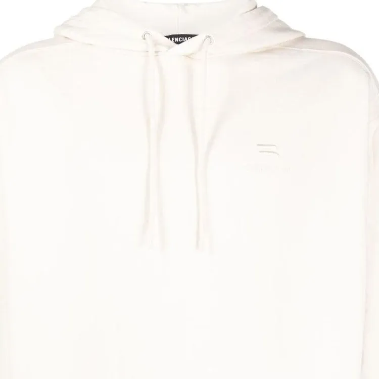 Balenciaga Sporty Oversized Drawstring Hoodie 'White' 600583TLVA19080 sold by KicksCrew product image thumbnail 5