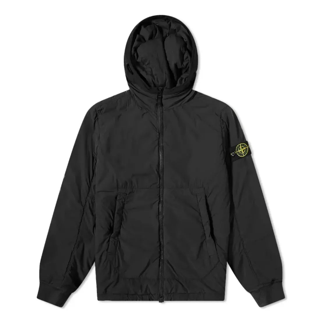 STONE ISLAND Composite Polartec Hooded Jacket 'Black' 751541928-V0029 sold by KicksCrew