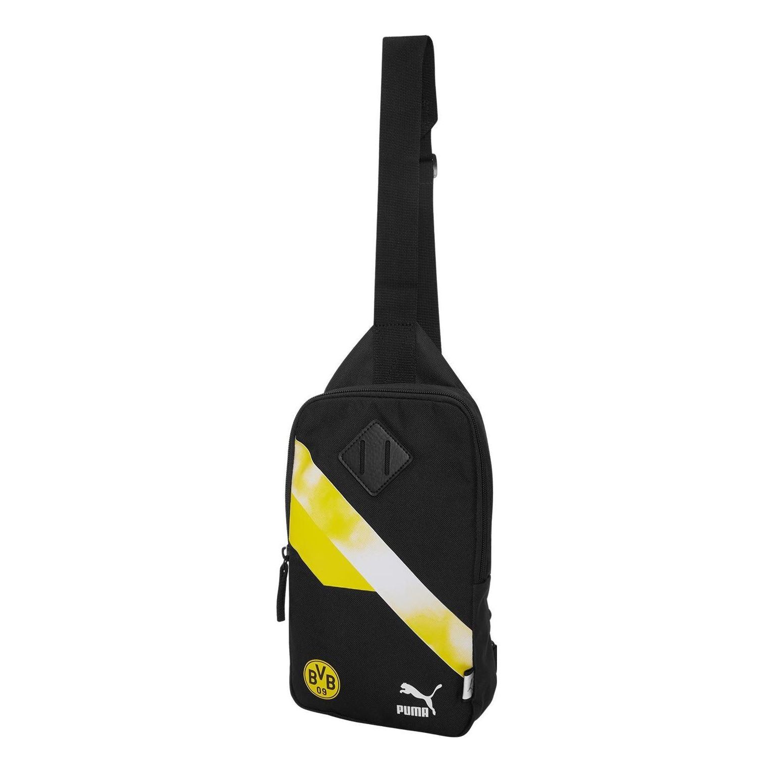 Puma BVB Iconic Cross Body Bag 'Black Yellow' 07861502 sold by KicksCrew