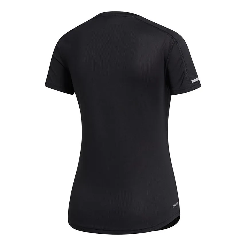 (WMNS) adidas Run It T-Shirt Asia Sizing 'Black' FL7802 sold by KicksCrew product image thumbnail 2