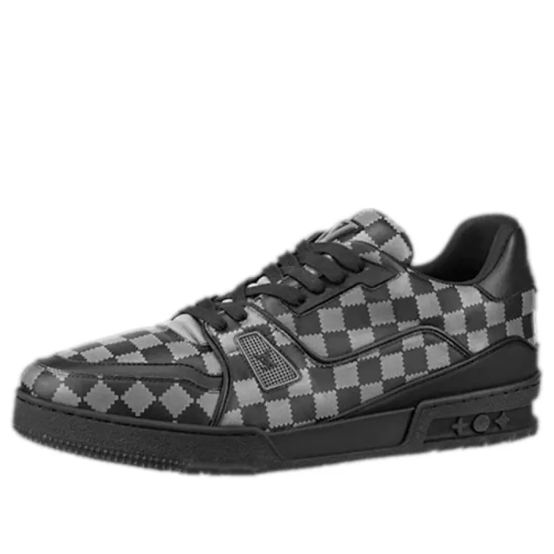 LOUIS VUITTON x Nigo Trainers 'Grey Plaid' 1A9J7N sold by KicksCrew