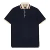Gucci Cotton Polo Shirt With GG Embroidery 'Dark blue' 768631-XJF5A-4560 sold by KicksCrew