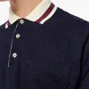 Gucci Cotton Polo Shirt With GG Embroidery 'Dark blue' 768631-XJF5A-4560 sold by KicksCrew