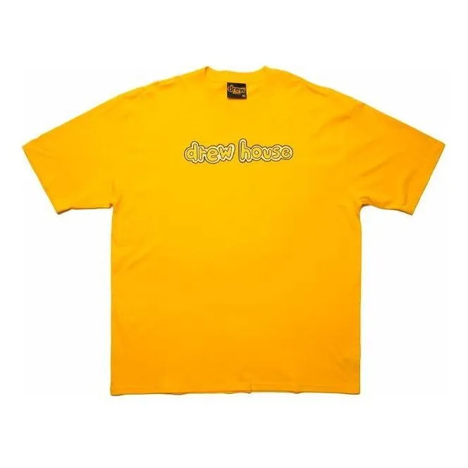 Drew House T-shirt 'Golden Yellow' DR-FW21-080 sold by KicksCrew