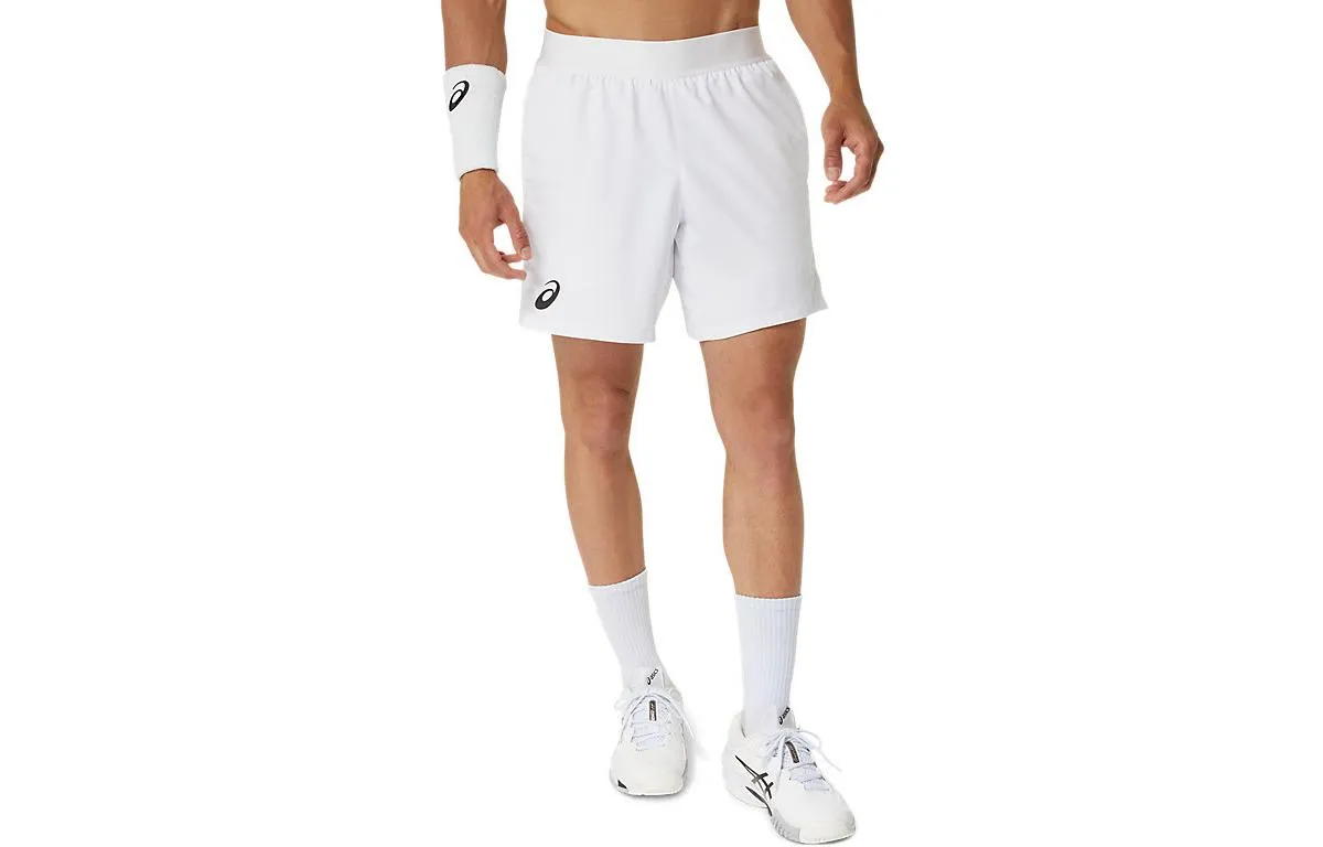 ASICS Logo Shorts 'White' 2041A285-100 sold by KicksCrew product image thumbnail 4